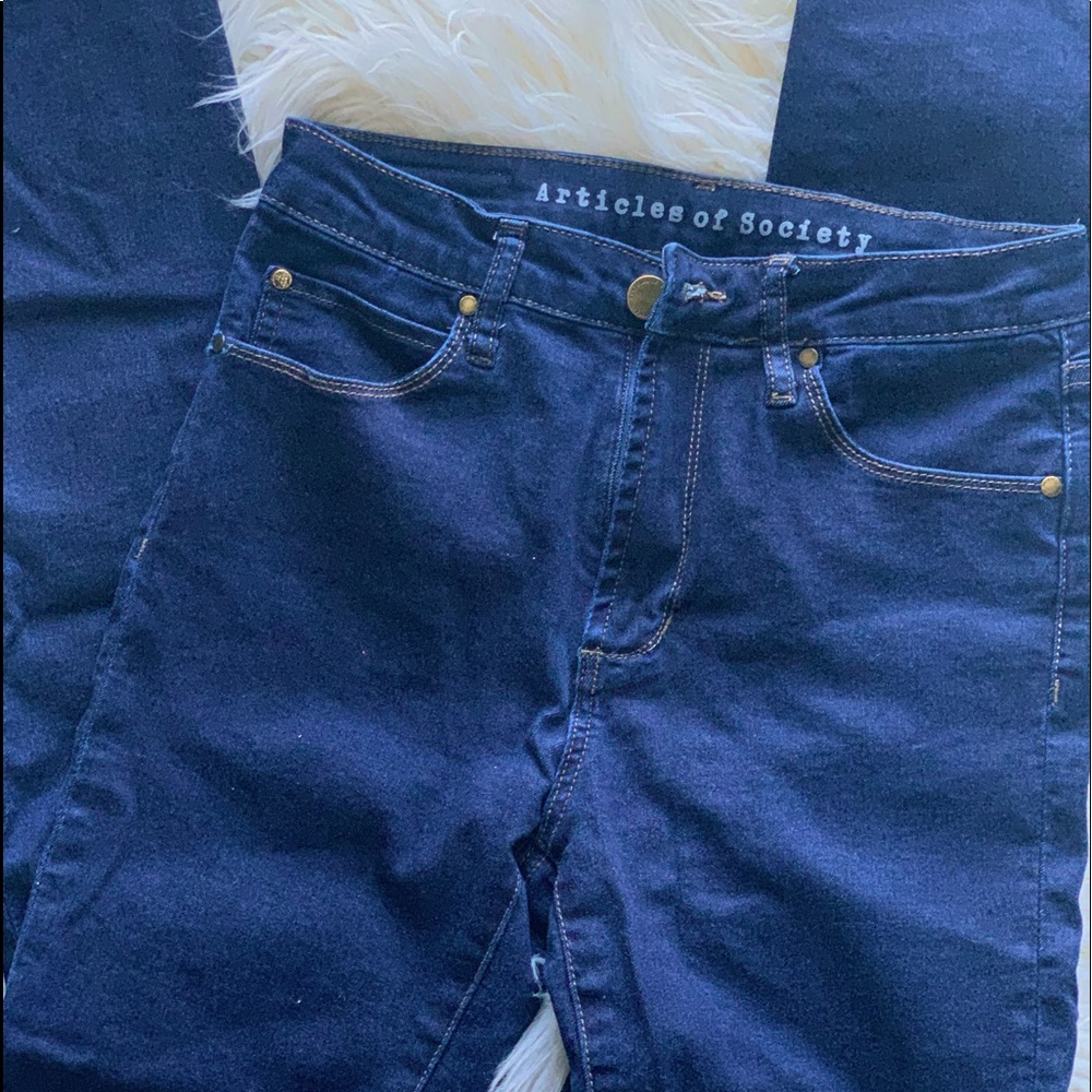 Articles of Society High Waisted Ankle Jeans
